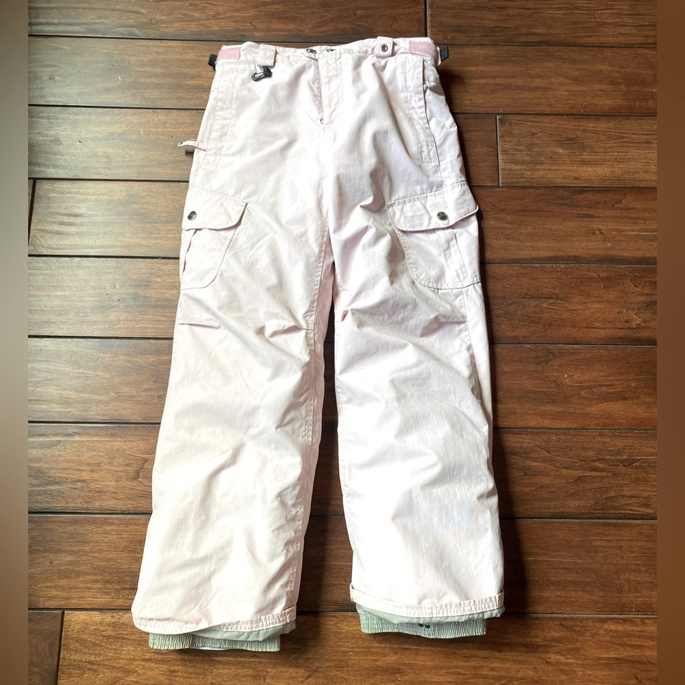686 girls baby pink size L snow, ski, snowboard winter pants ab1868